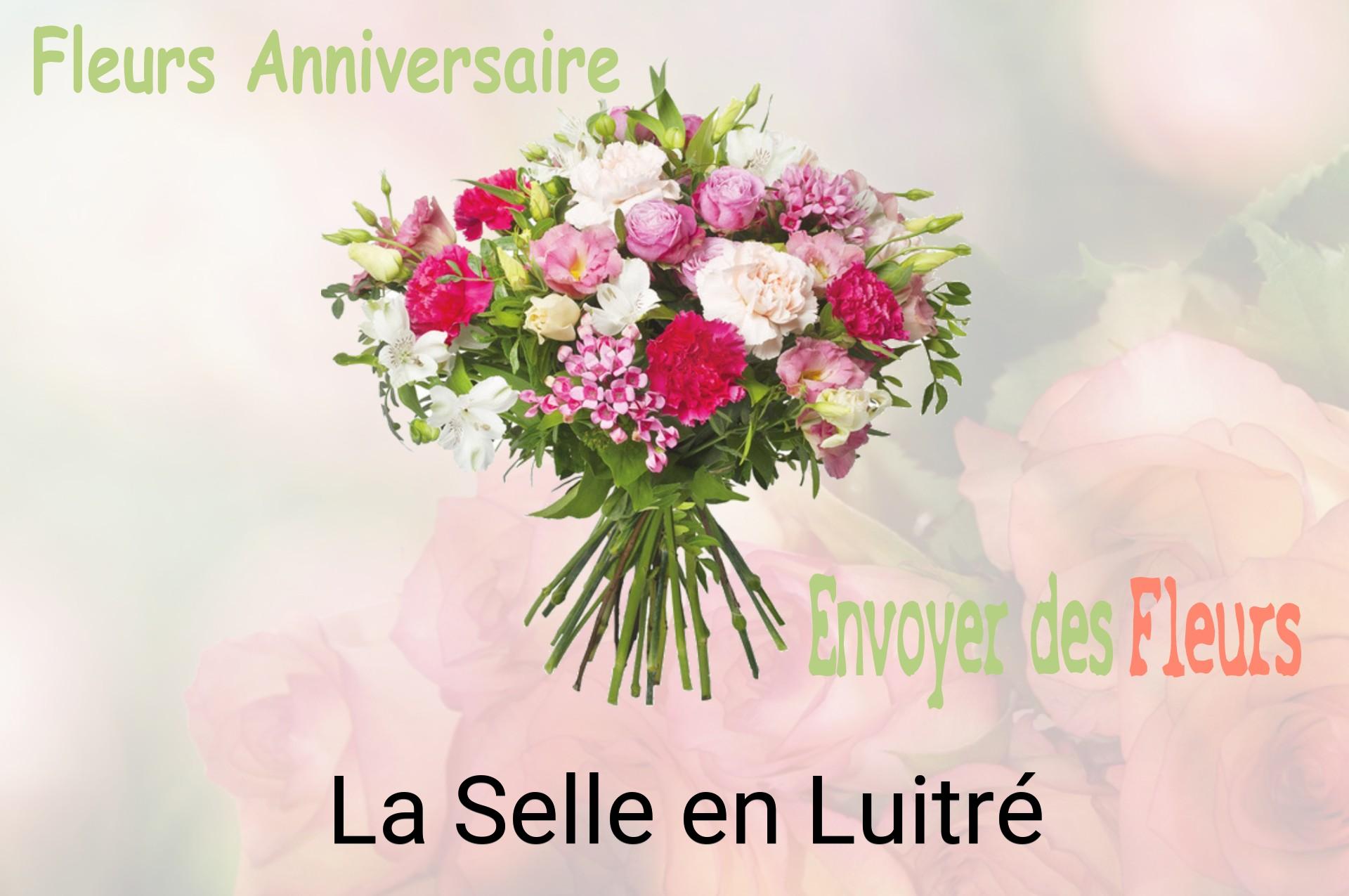 Bouquet de fleurs d’anniversaire livré à La Selle-en-Luitré