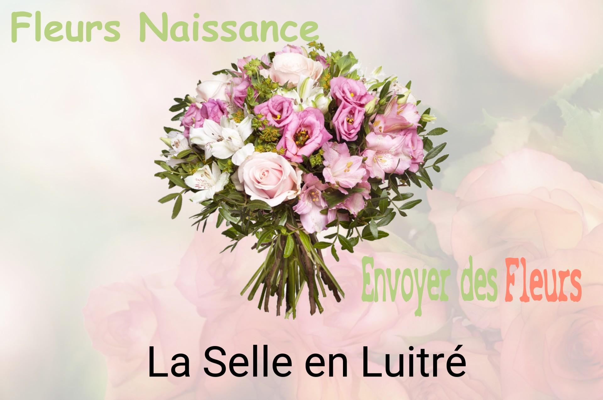 Bouquet de fleurs de naissance livré à La Selle-en-Luitré