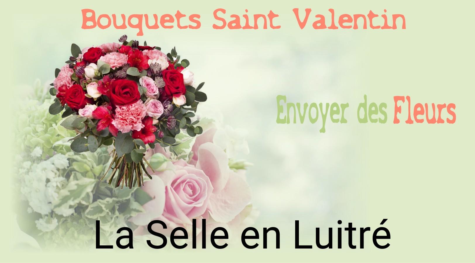 Roses de Saint-Valentin livrées à La Selle-en-Luitré